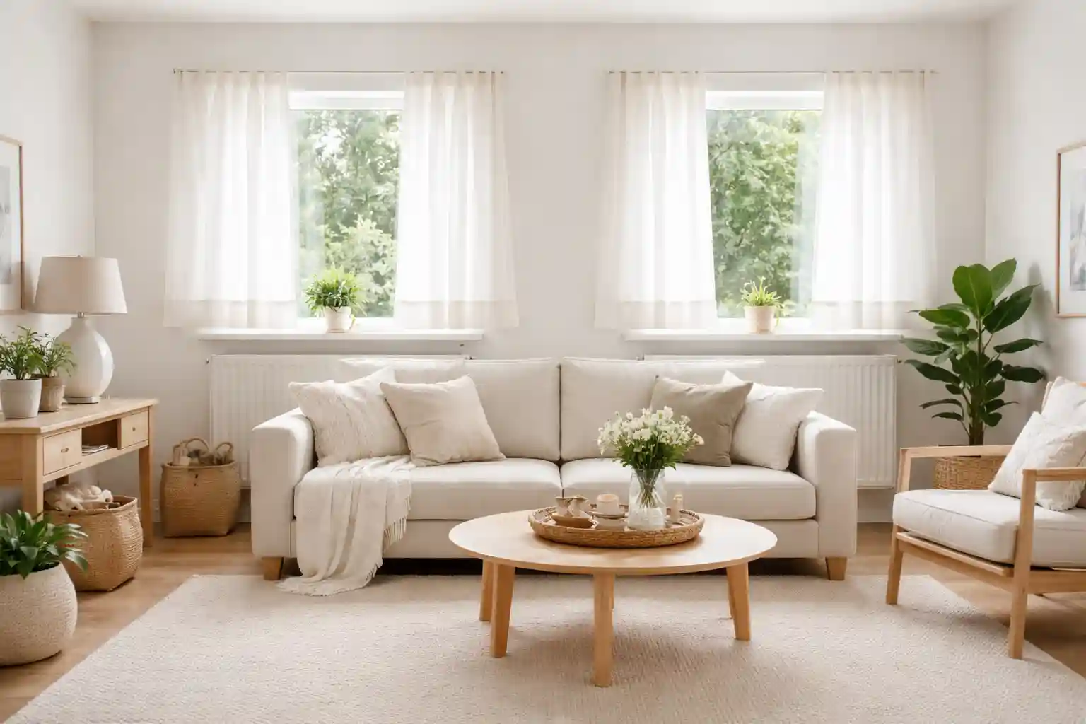 dvosed i fotelja u dnevno sobi modernog dizajna